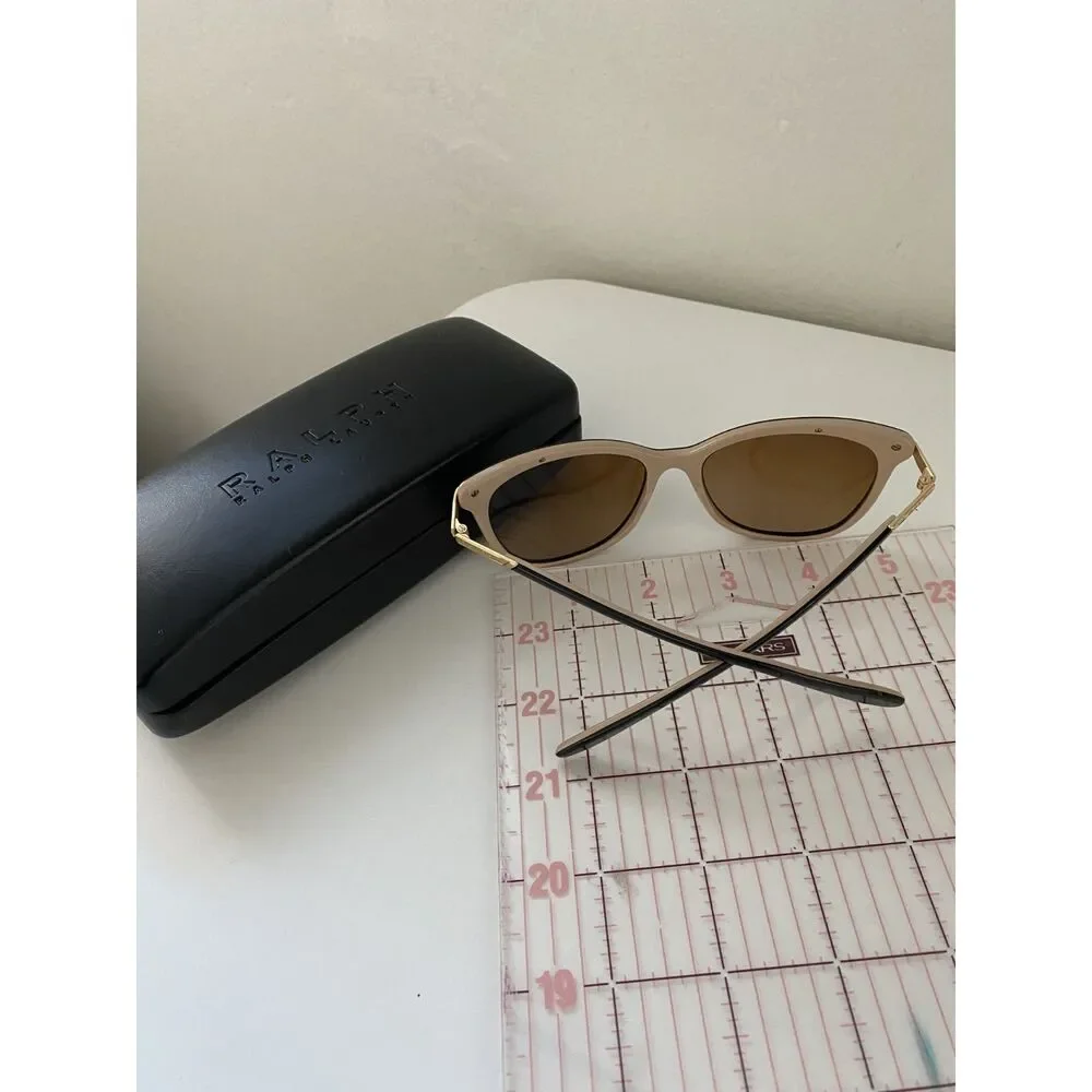 Ralph by Ralph Lauren RA5203 Black Nude Cat Eye Designer Glasses Frames 54-16